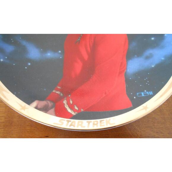 Hamilton Collection 1991 "Scotty" Star Trek 25th Anniversary Commemorative Plate - Picture 2 of 5